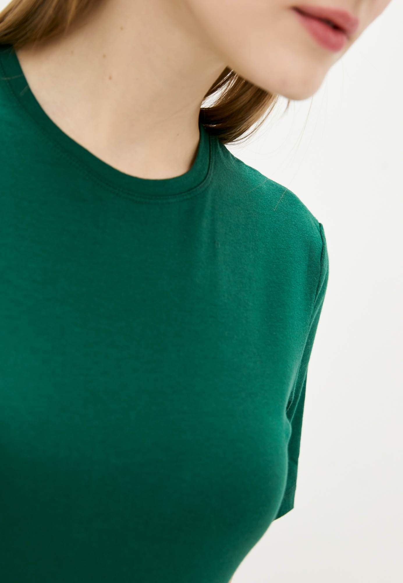 Боди-футболка, арт: 2061-10, цвет: Темно-зеленый