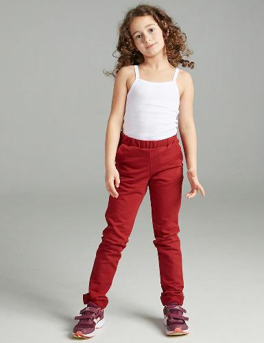 Straight trousers Color: Pomegranate