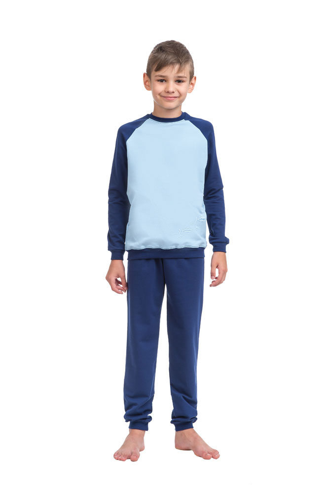 Boys pajamas set, vendor code: 3170-02, color: Dark blue