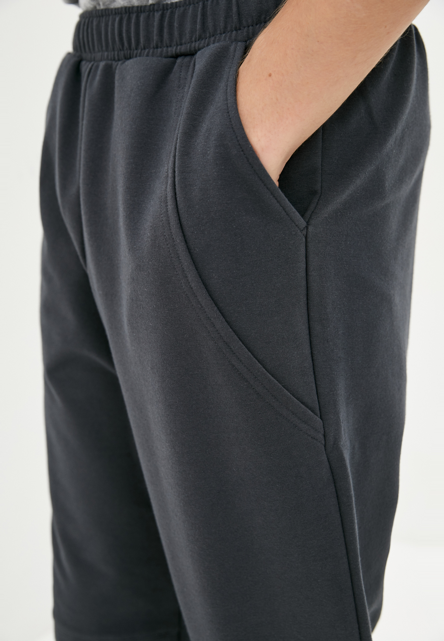 Pants with decorative pockets, vendor code: 1040-02.1, color: Dark grey