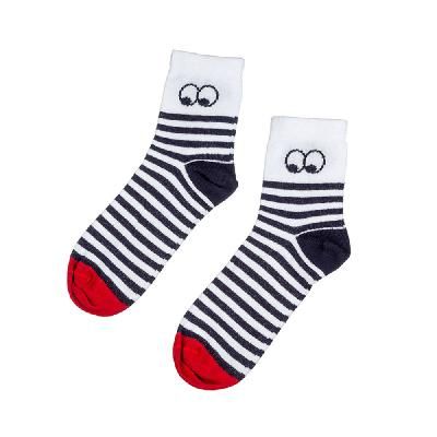Шкарпетки дитячі Колір: Білий / Темно-синій