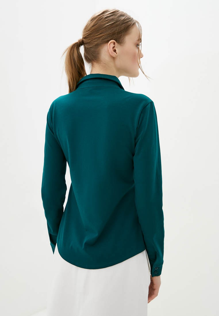 Блуза, арт: 2023-06, цвет: Темно-бирюзовый – купить в официальном ... Темно Бирюзовый Цвет