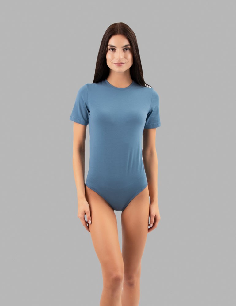 Боди-футболка, арт: 2061-10, цвет: Синий