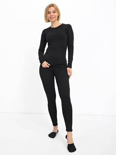 Women's Thermal Underwear Set Color: Black