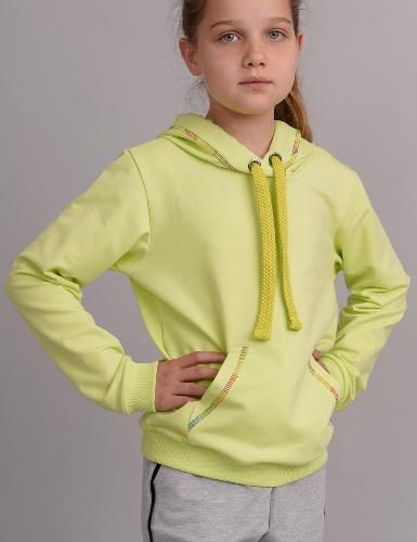Hoodie for children Color: Light green