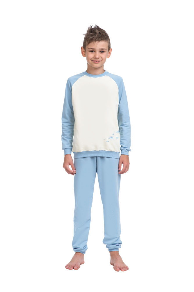 Boys pajamas set, vendor code: 3170-02, color: Sky blue