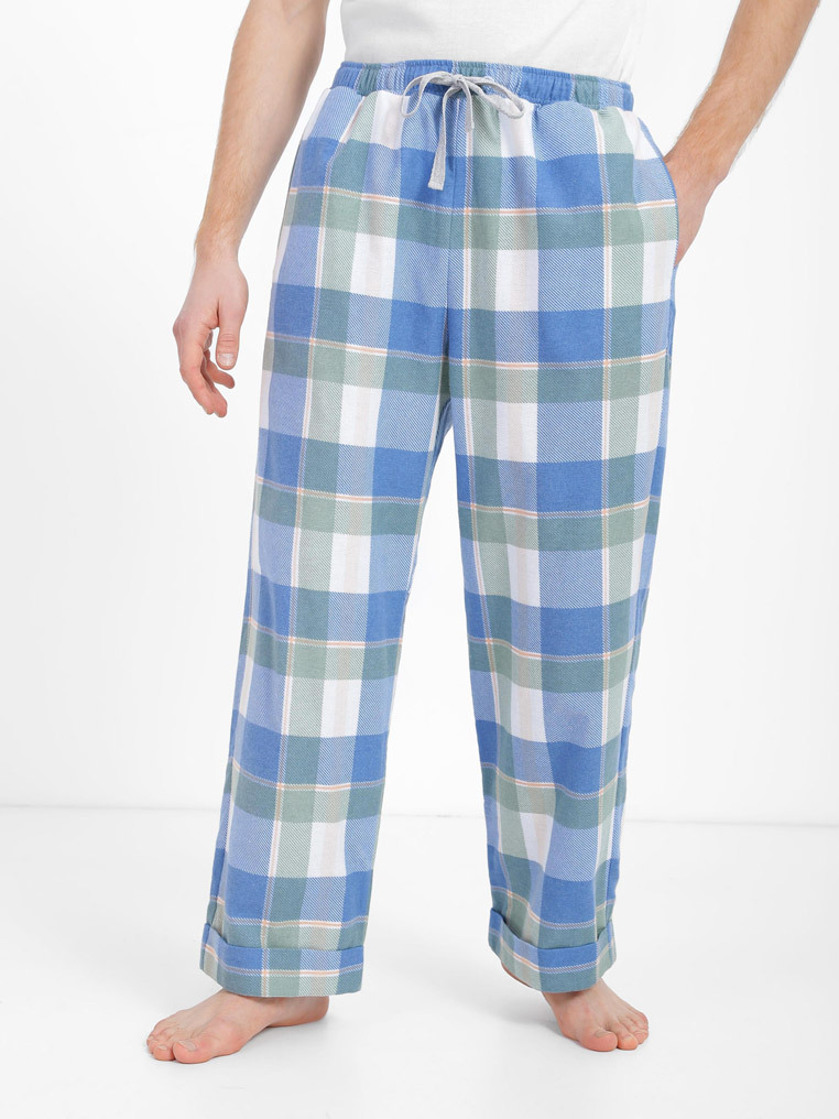 Home plaid pants , vendor code: 1042-02, color: Blue