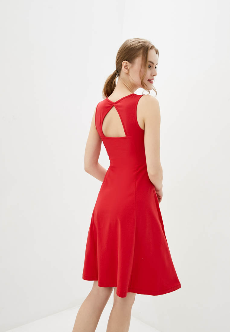 Dress with open back