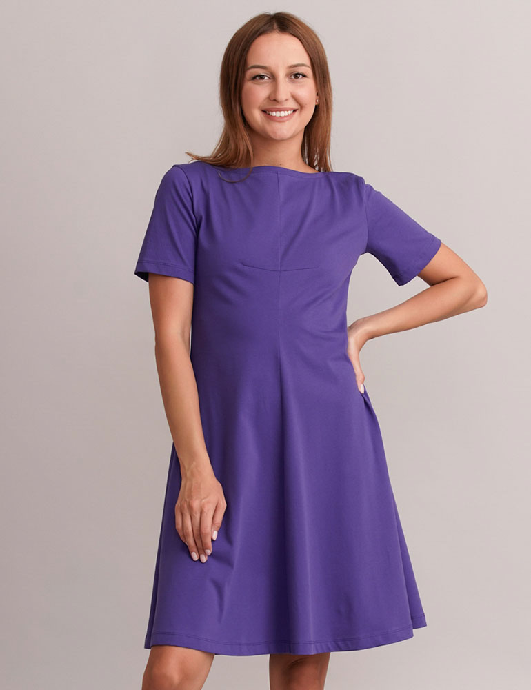 Сукня, арт: 2050-03.1, колір: Фіолетовий