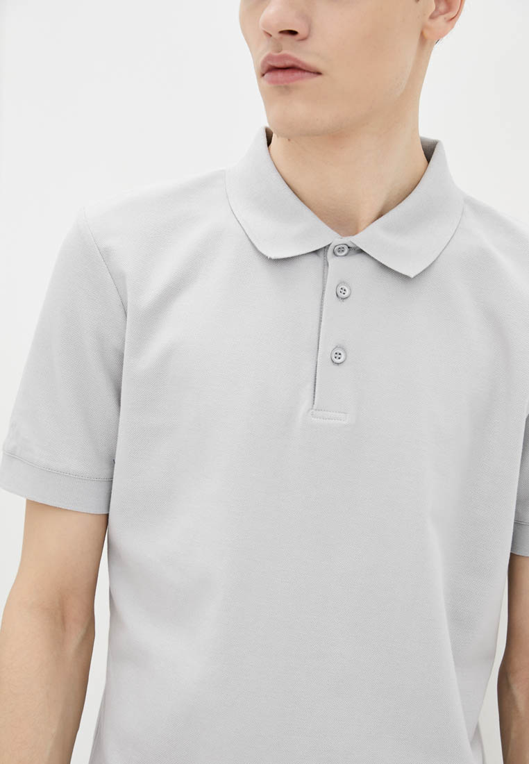 Polo shirt, vendor code: 1012-28, color: Light gray