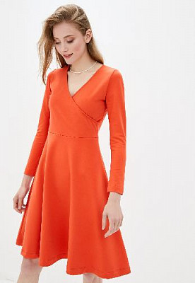 Платье цвет: Оранжевый