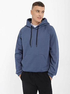 Front pocket hoodie color: Blue-gray