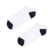 Шкарпетки з літерами, арт: 6209, колір: БІЛИЙ/синій