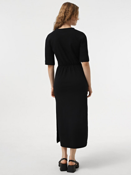 Dress with a V-neckline