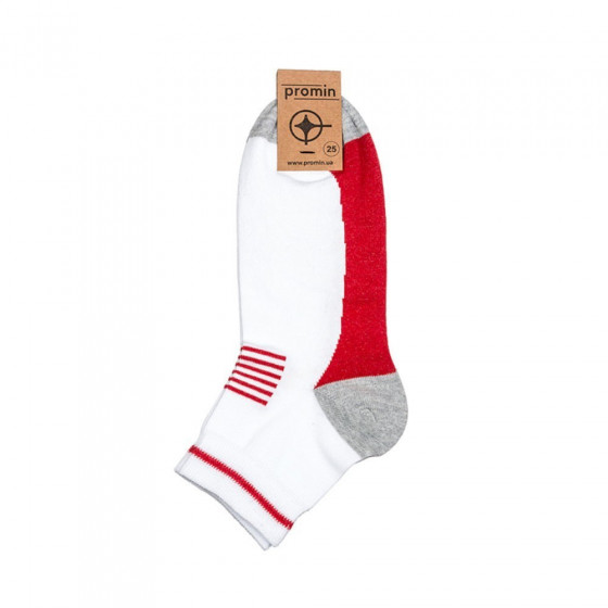 Socks, vendor code: 6105, color: White / Red