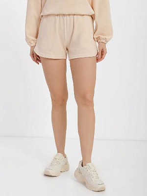 Velor shorts color: Cream