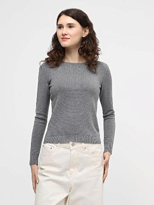 Longsleeve knitted color: Grey