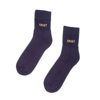 Шкарпетки махрові, арт: 6007, колір: СИНІЙ