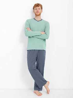 Pajamas color: Sage / Grey