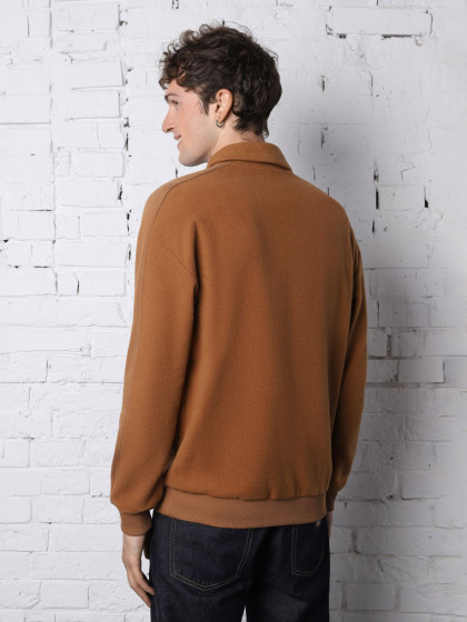 Polo sweatshirt, vendor code: 1095-01, color: Light brown