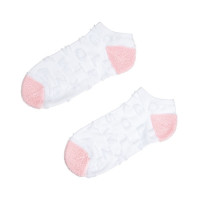 Шкарпетки з літерами, арт: 6209, колір: БІЛИЙ/рожевий