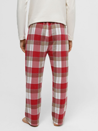 Plaid home pants (flannel), vendor code: 1042-02.1, color: Red