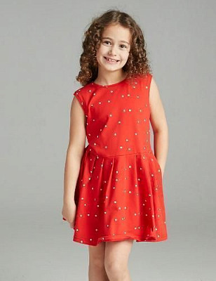 Платье цвет: Красный