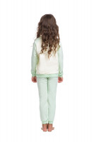 Дитяча піжама для дівчинки, арт: 3270-04, колір: СВ.ЗЕЛЕНИЙ