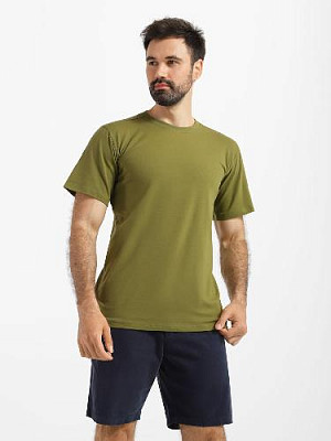 T-shirt color: Khaki