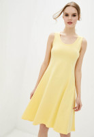 Сукня з вирізом на спині, арт: 2050-100, колір: ЖОВТА