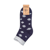 Шкарпетки махрові, арт: 6211, колір: СИНІЙ/білий