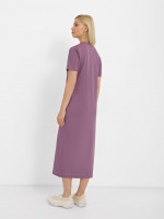 Сукня з розрізом, арт: 2050-63.1, колір: аметистовий