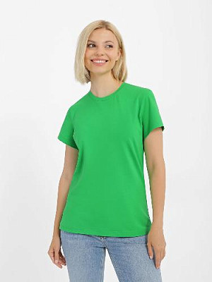 T-shirt color: Bright green