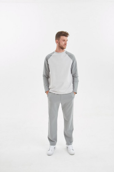 Pajamas for men, vendor code: 1070-04, color: Light gray