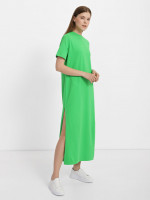 Сукня з розрізом, арт: 2050-63.1, колір: яскраво-зелений