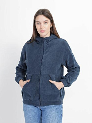 Fleece hoodie color: Dark grey