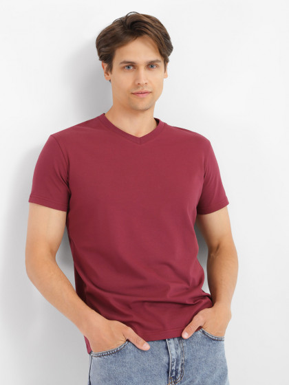 T-shirt, vendor code: 1012-25, color: Burgundy