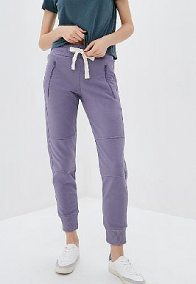 Штаны спортивные утепленные цвет: Фиолетовый