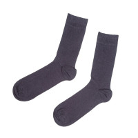 Шкарпетки класичні, арт: 6101, колір: ТЕМНО СІРИЙ