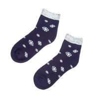 Шкарпетки махрові, арт: 6211, колір: СИНІЙ/білий