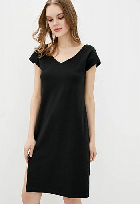 Dress with open back color: Black