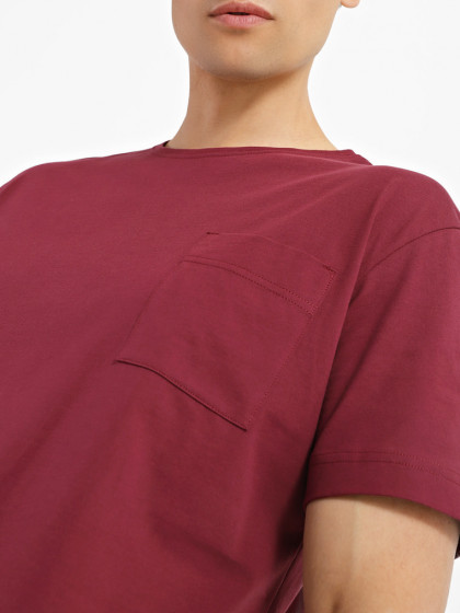 T-shirt, vendor code: 1012-24, color: Burgundy