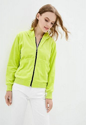 Velor hoodie color: Light green