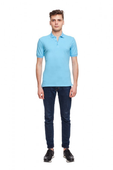 Polo shirt, vendor code: 1012-13.1, color: Sky blue