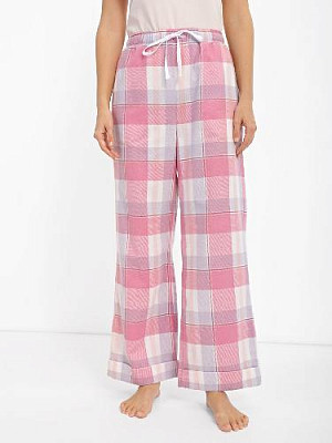 Plaid pants (flannel) color: Pink
