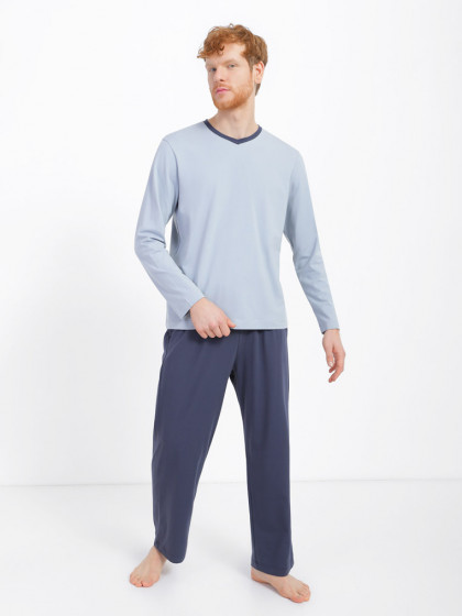 Pajamas, vendor code: 1070-08, color: Grey / Blue