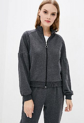 Sports zip acket color: Grey