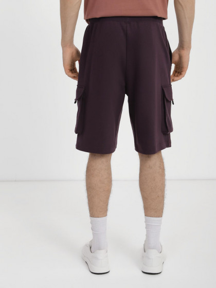 Shorts with patch pockets, vendor code: 1090-13 , color: Plum