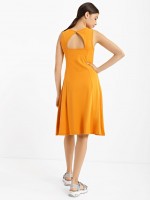Сукня з вирізом на спині, арт: 2050-100, колір: жовтогарячий