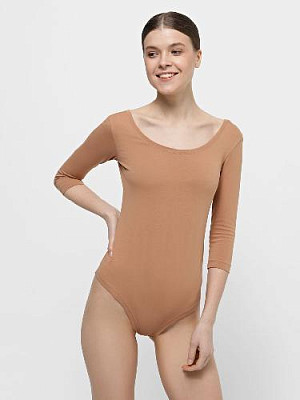 Body with sleeve 3/4 color: Cappuccino